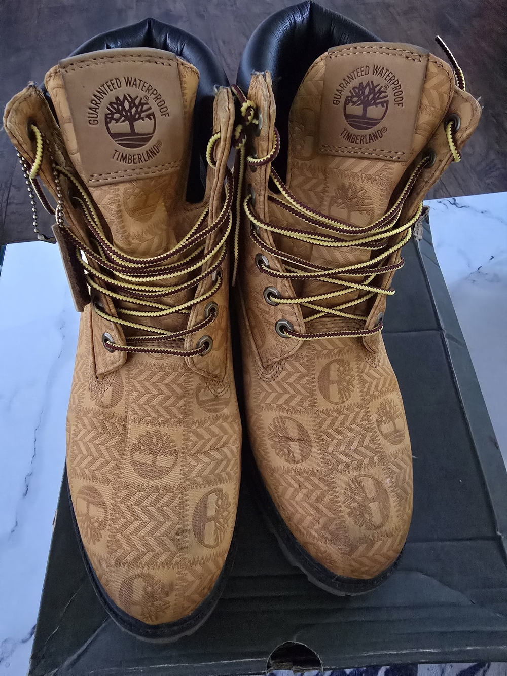 Timberland Wheat Patterned Boots - Picture 4 of 6